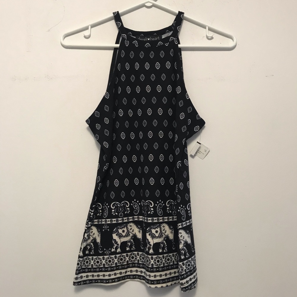 Printed Long Top